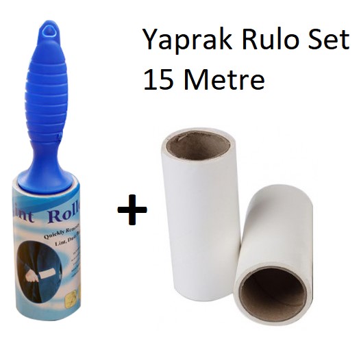 Tüy Alma Yaprak Rulo 5 metre 2 Yedekli Set