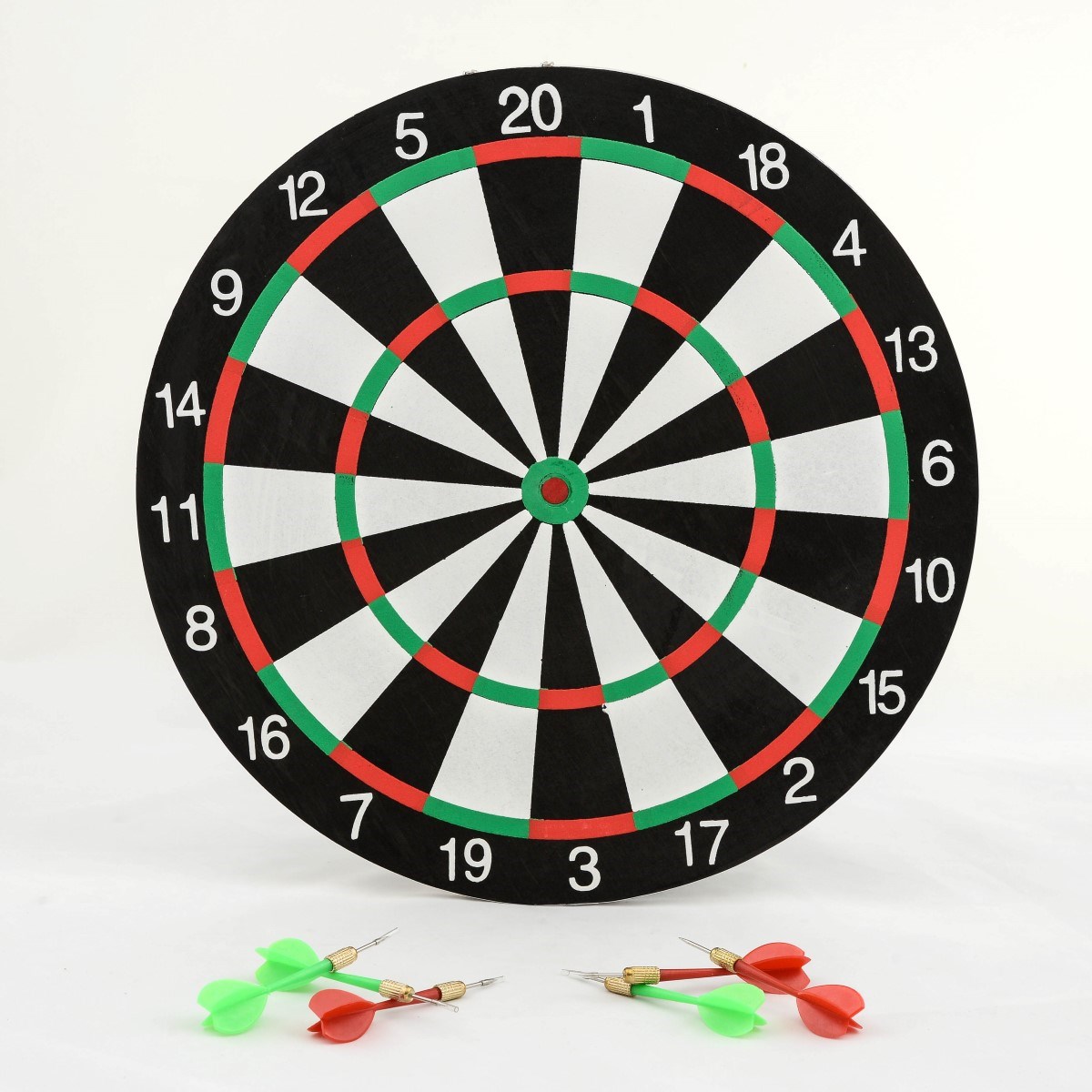 Çift Taraflı 40 Cm Dart Tahtası Ve 6 Adet Ok 6aly718