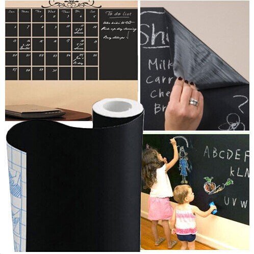 Yapışkanlı Kara Tahta Sticker Blackboard