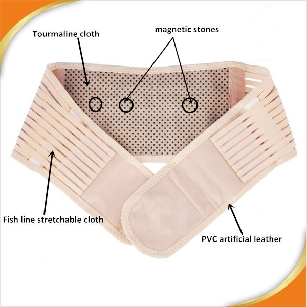 Turmalin Bel Korsesi Isıtıcı Özellikli