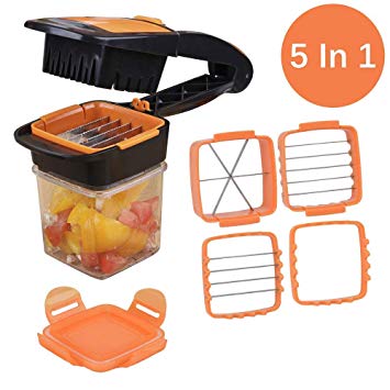 Nicer Dicer Quick 5 İn 1 Pratik Hazneli Sebze Meyve Doğrayıc