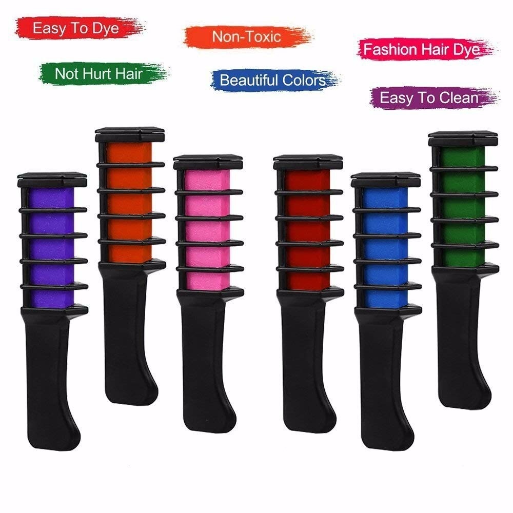 Hairchalk Mini Taraklı Saç Tebeşiri Seti ( 6 Lı Set )