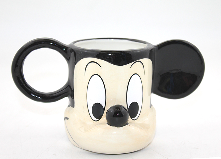 Porselen Mickey Mouse Kupa Bardak Alk3424