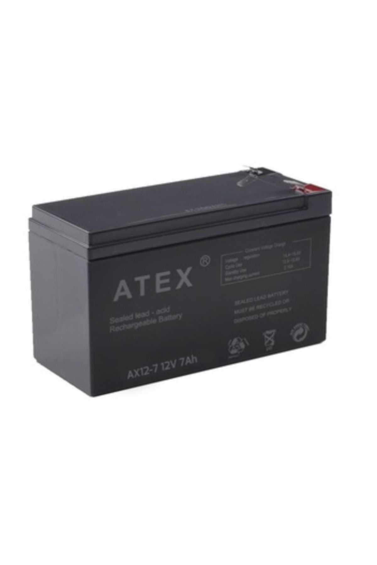 ATEX 12 V 7 AH KURU AKÜ