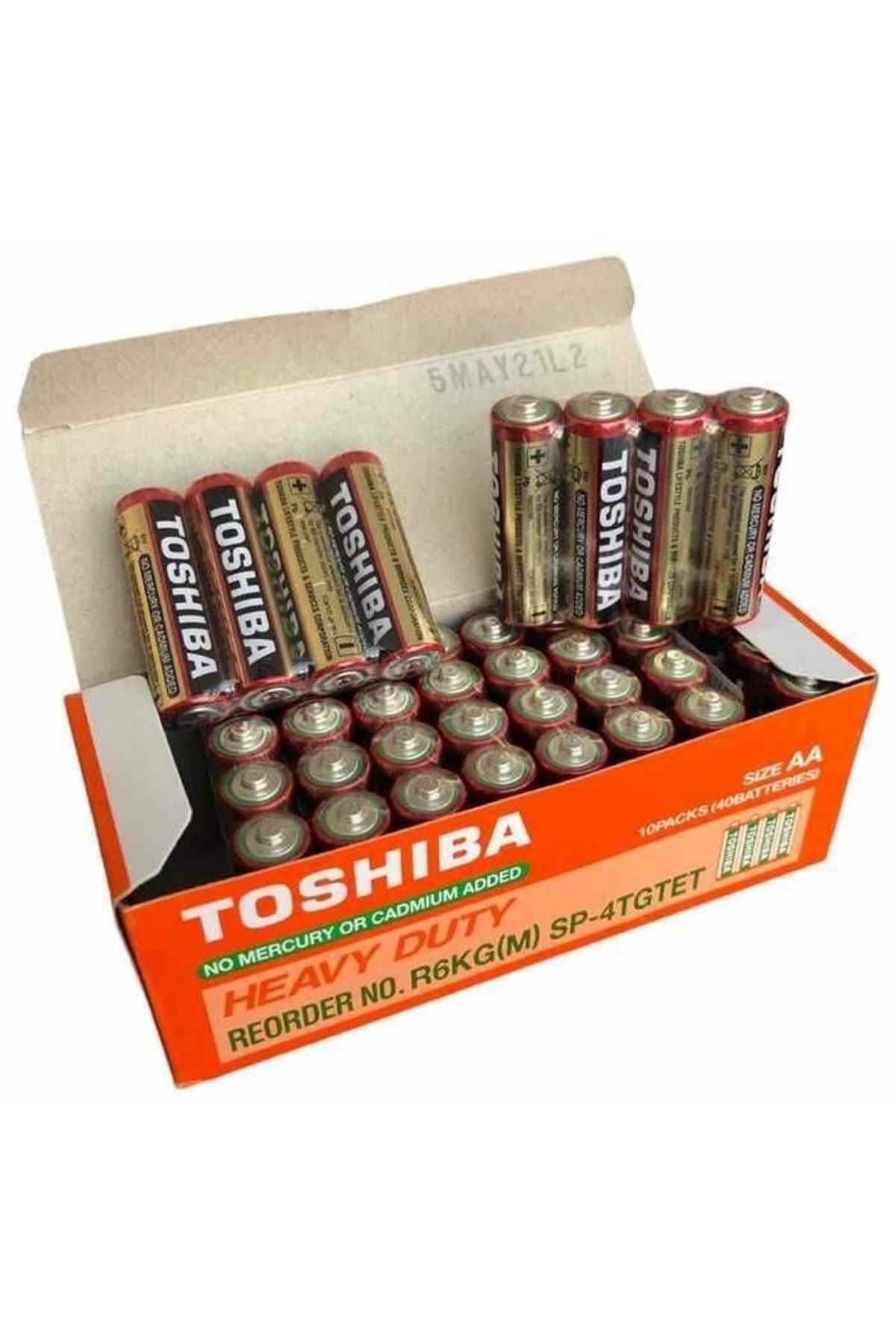 Toshiba 40 Adet AA Kalem Pil