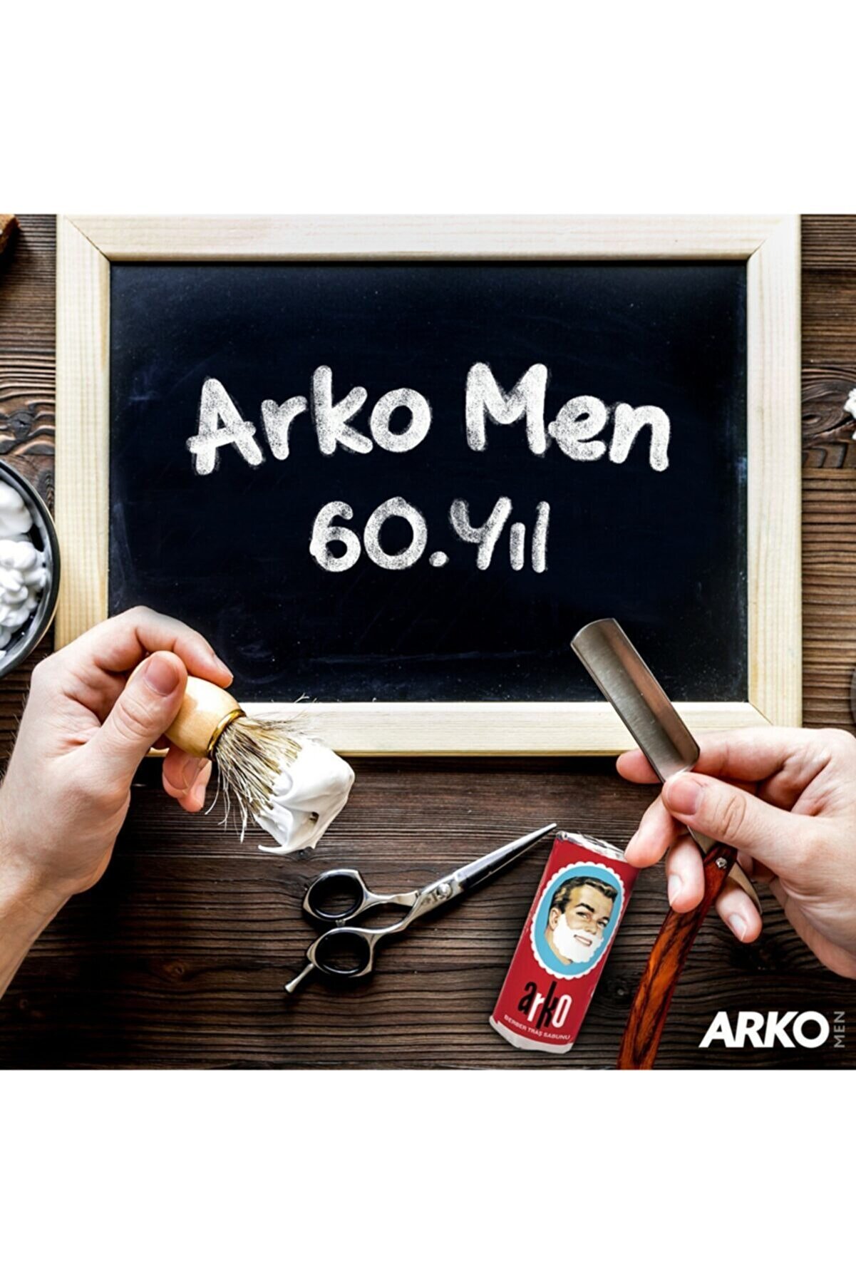 Arko 12’li Tıraş Sabunu 12X75 gr