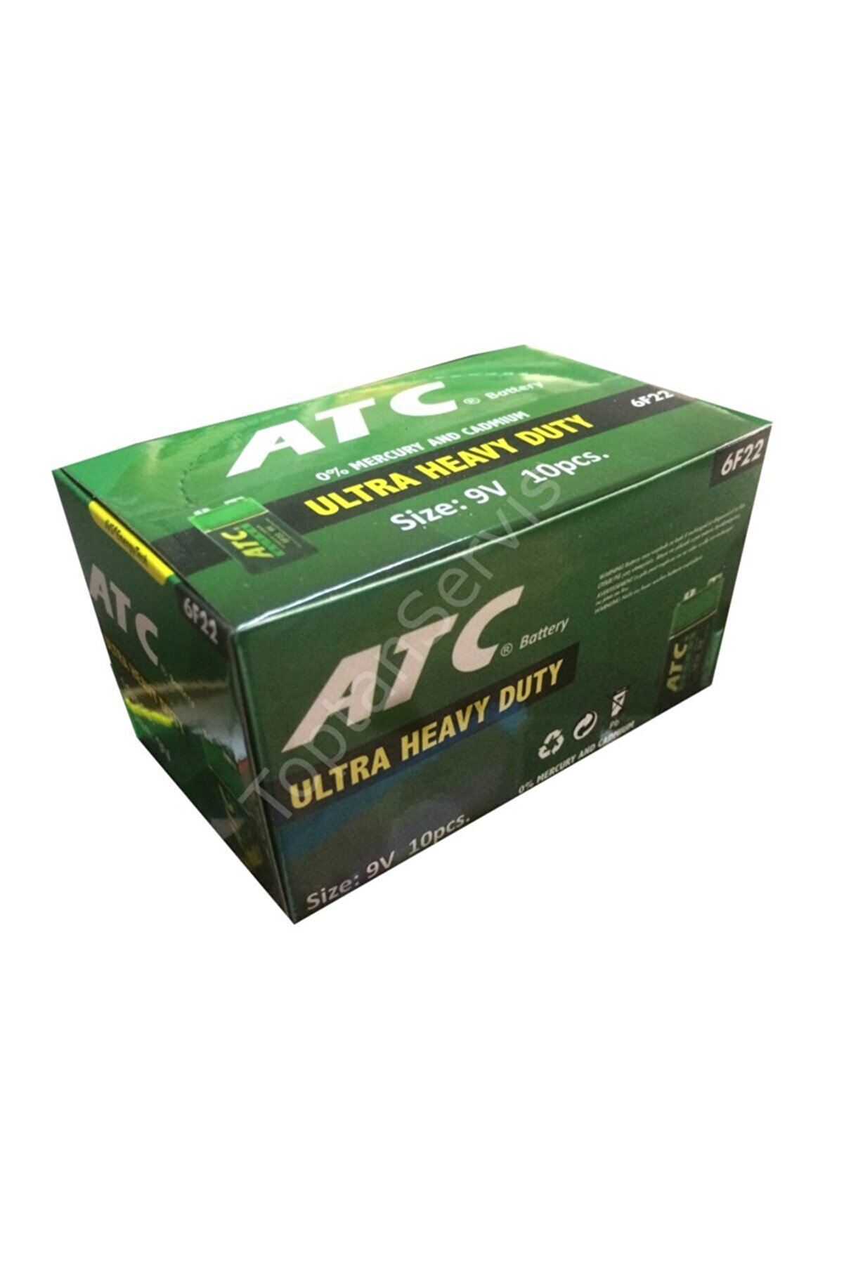 ATC 9v Pil 10 Adet