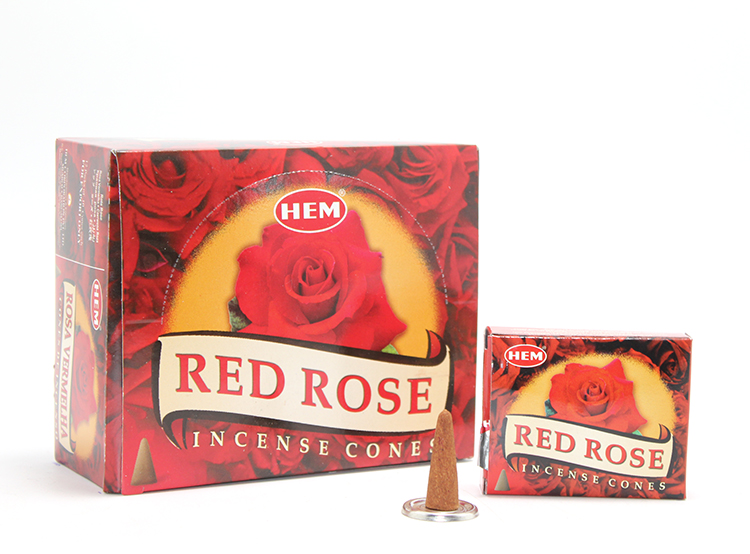 Red Rose Aromalı Konik Tütsü