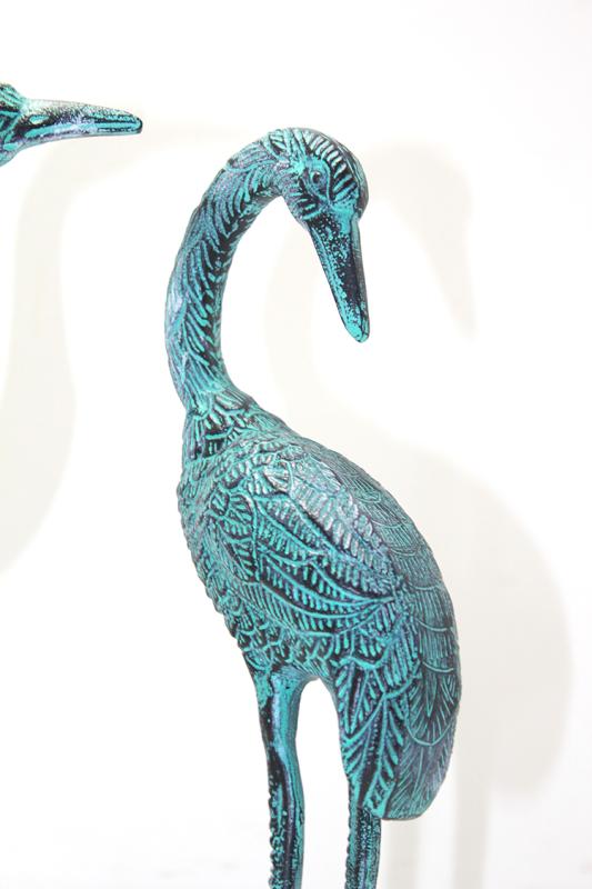 Metal İkili Flamingo Seti 36 Cm KSK499