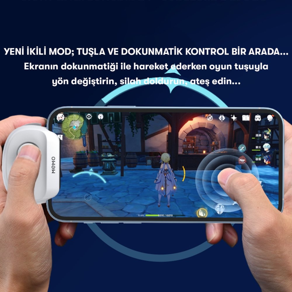 Telefon Oyun Konsolu Bluetootlu | Kaygan ve Terli Ellere Son