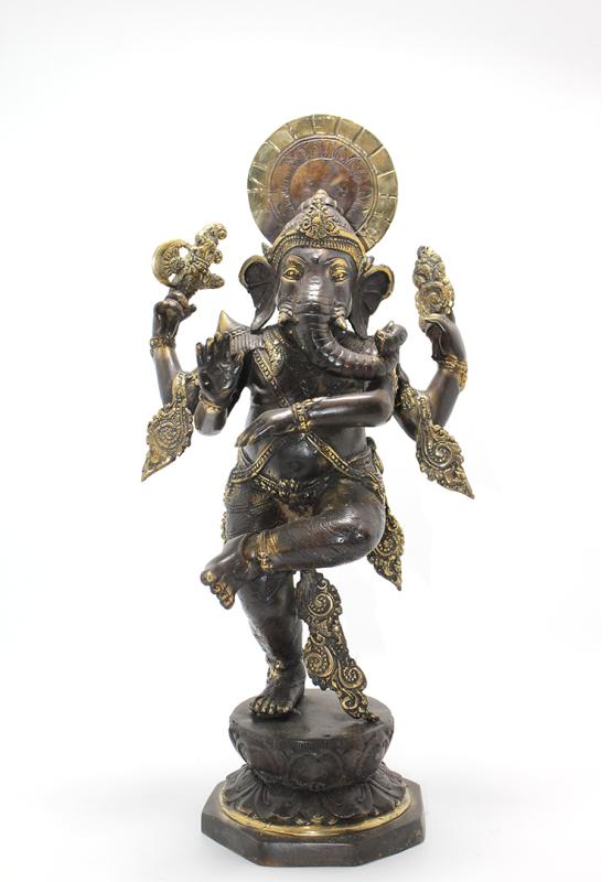 Pirinç Ganesha Figürü