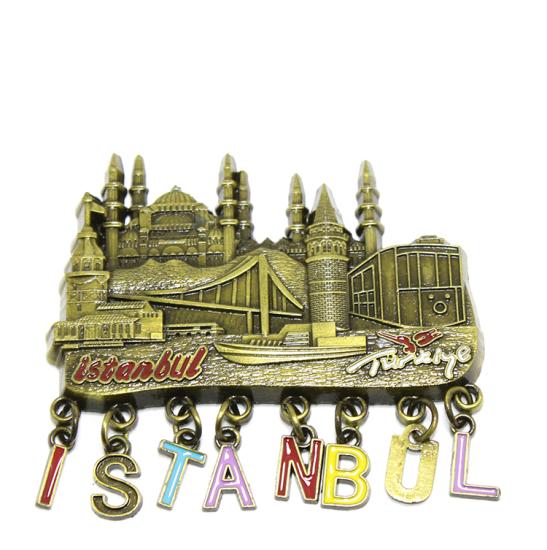 Metal İstanbul Temalı Yöresel Magnet 2Alk86