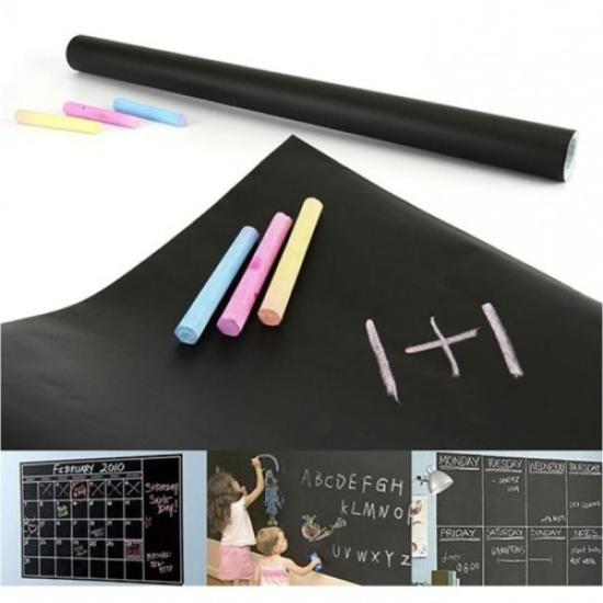 Yapışkanlı Kara Tahta Sticker Blackboard