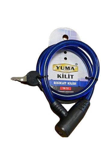 Yuma YM-733 Mavi 65 cm Bisiklet Kilidi