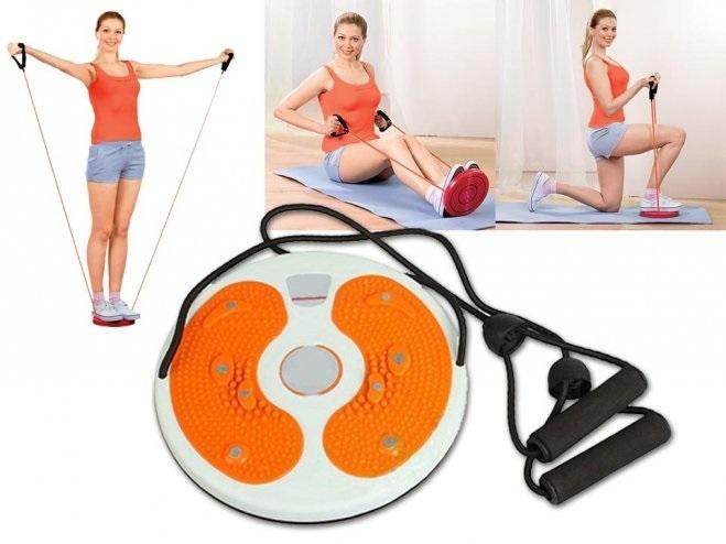 Bel İnceltici Spor Aleti Waist Twisting Disc (İpli)