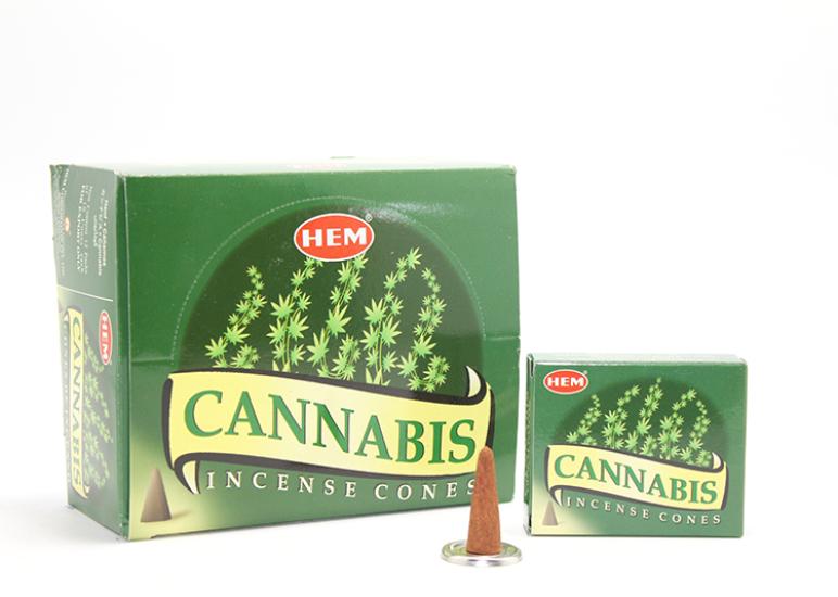 Cannabis Aromalı Konik Tütsü