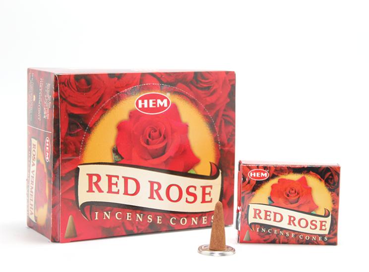 Red Rose Aromalı Konik Tütsü