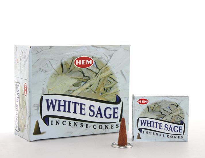 White Sage Aromalı Konik Tütsü