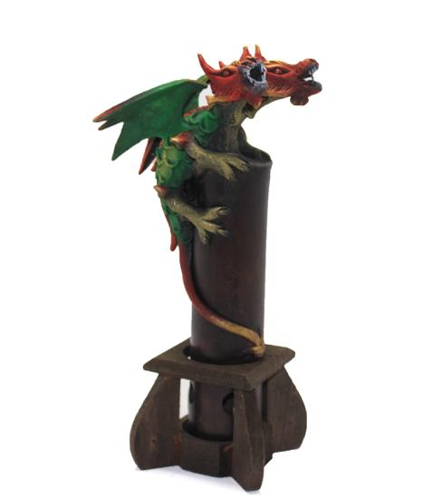 Ahşap Kanatlı Dragon Modelli Tütsülük ST00153