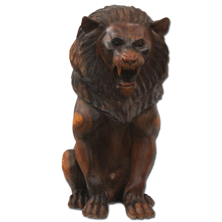 Ahşap Aslan Figürü 80 cm ST00040