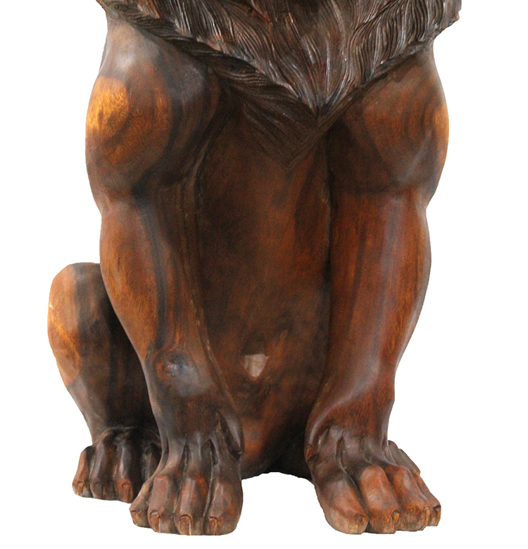 Ahşap Aslan Figürü 80 cm ST00040