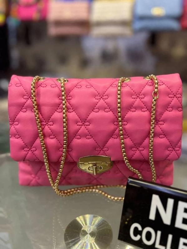 Toptan Bag Stil Kadın Omuz Çantaları Pembe